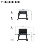 Pit Boss Ultimate 3 brander plancha