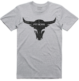 Pit Boss Bull T-Shirt Grey - Large