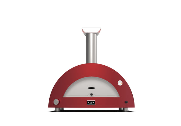 Alfa Forno Moderno 3 Pizze HYBRIDE - ROOD