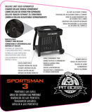 Deluxe Karretje voor de Sportsman 3 Gas Grill