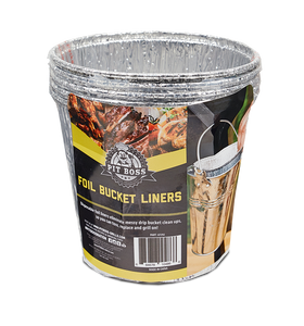Pit Boss Foil Bucket Liner - 6pack
