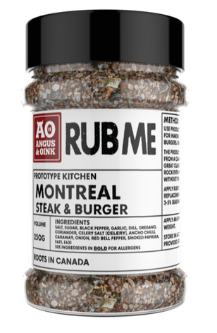 Angus & Oink BBQ rub: Montreal Steak