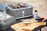 Pit Boss Draagbare Houtskool Grill - Retro look (Incl. beschermhoes)