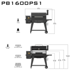 Pit Boss Pro Series 1600 Pellet BBQ