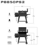 Pit Boss Pro Series 850 Pellet BBQ