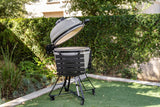 Pit Boss Kamado PBK24 - Nardo Gray (incl. beschermhoes, aspook en heat deflector!)