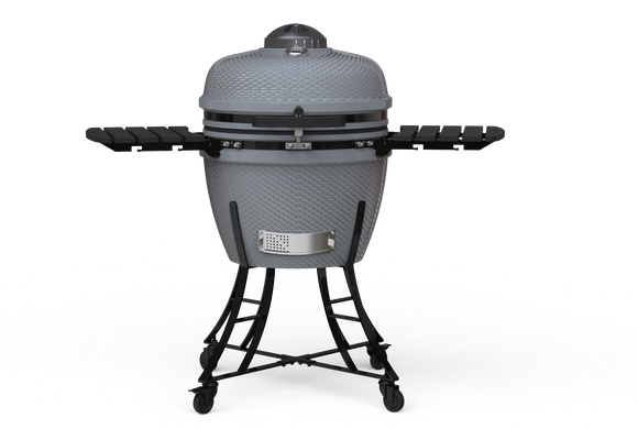 Pit Boss Kamado PBK24 - Nardo Gray (incl. beschermhoes, aspook en heat deflector!)